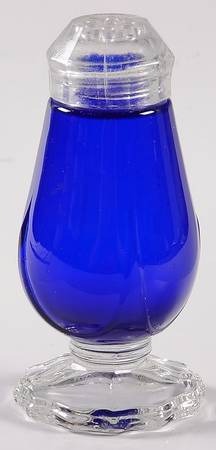 3400 Cobalt Blue 3400/77 Footed Shaker with Glass Lid
