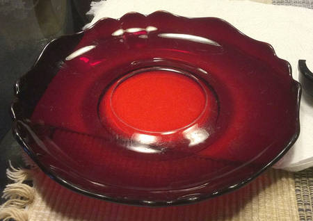 Newport Ruby Saucer Only