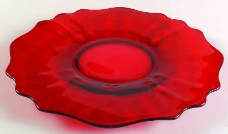 Newport Ruby Torte Plate
