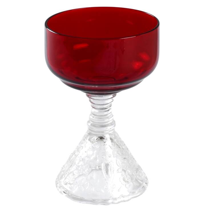 Rose Point Pressed Ruby Liquor Cocktail