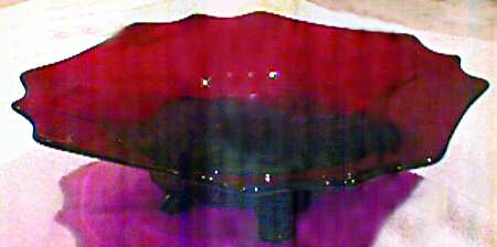 3400 Amethyst #3400 12" Square 4 Toed Bowl