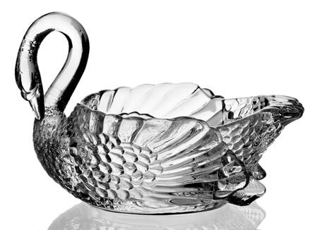 Cambridge Swans Colors #1042 4" Clear Swan