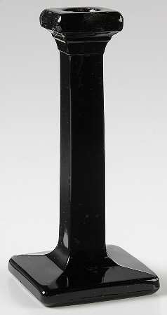 3400 Black 7" Single Light Candlestick