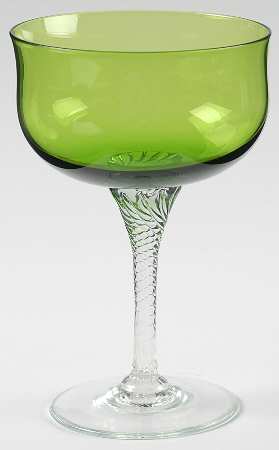 Saturn Green Champagne/Tall Sherbet