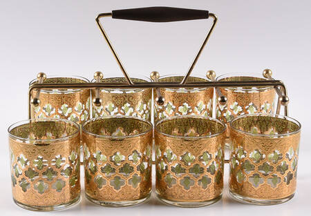 Valencia 8 Old Fashions & Metal Holder
