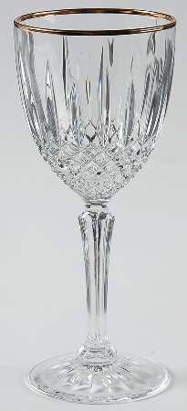 Constance (Gold Trim) Wine Glass