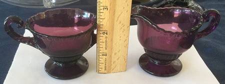 Gadroon Amethyst Individual Creamer (Shape 3500)