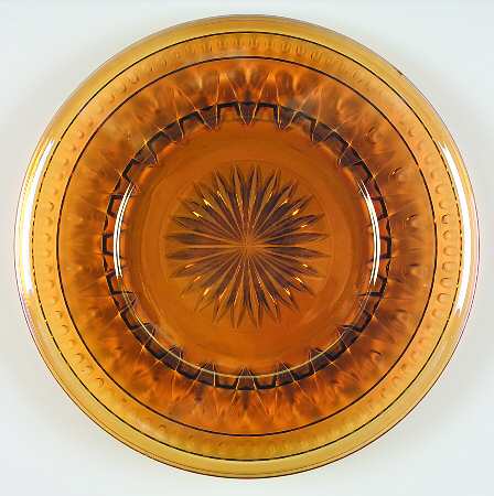 Parklane Amber (Carnival) Luncheon Plate