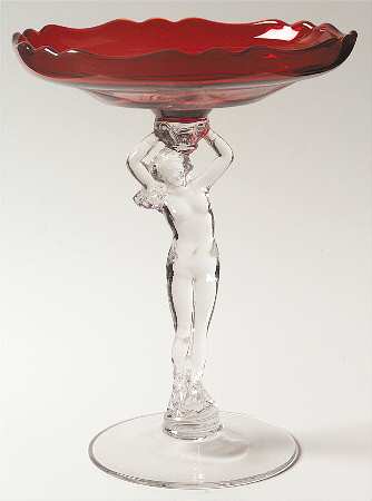 Nude Stems-All Colors & Variations (8" X  6") Carmen Cupped Compote
