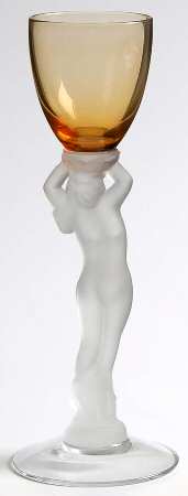 Nude Stems-All Colors & Variations Amber Brandy Frosted Stem Clear Foot