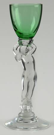 Nude Stems-All Colors & Variations Emerald Green Brandy Glass
