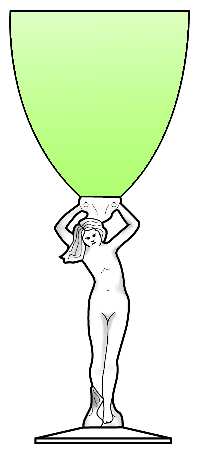 Nude Stems-All Colors & Variations Pistachio Water Goblet