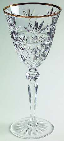 Traditions Gold Wine Glass