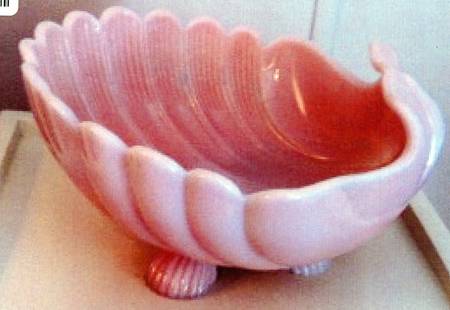 Krystolshell Crown Tuscan 9" 3-Toed Footed Bowl
