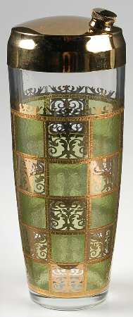 Prado Green Cocktail Shaker & Lid