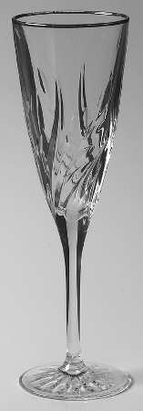 Cassandra Platinum Fluted Champagne