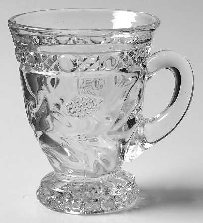 Wild Rose Clear Punch Cup