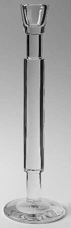 Geometry 12" Tall Single Light Candlestick