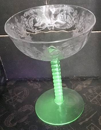 Balda Green (Stem 1426) Champagne/Tall Sherbet
