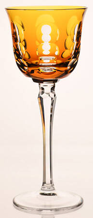 Kawali Knotched Stem Amber Rhine Wine