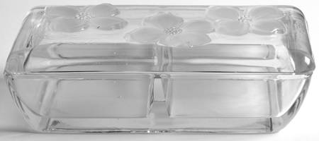Dogwood Clear (Satin) Double Deck Card Box & Lid