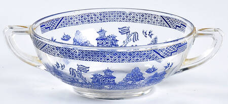 Willow Blue Cream Soup Bowl Only