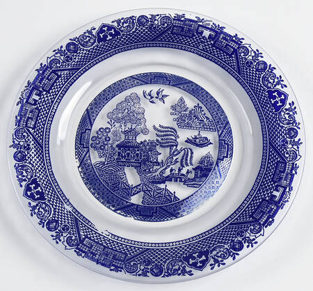Willow Blue Bread & Butter Plate