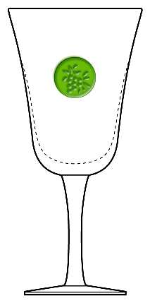 Grape Medallion Green