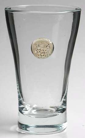 Grape Medallion Amber 14 Oz Flat Tumbler