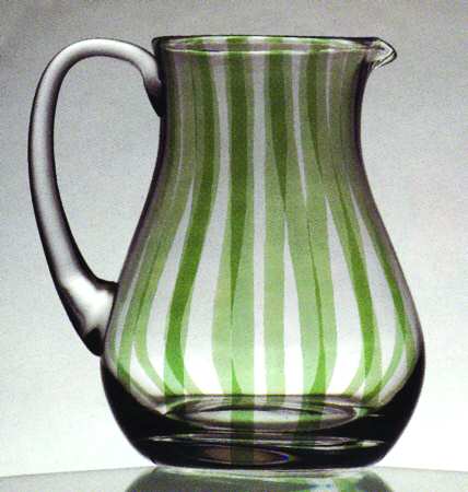 Stripes Green 80 Oz Pitcher