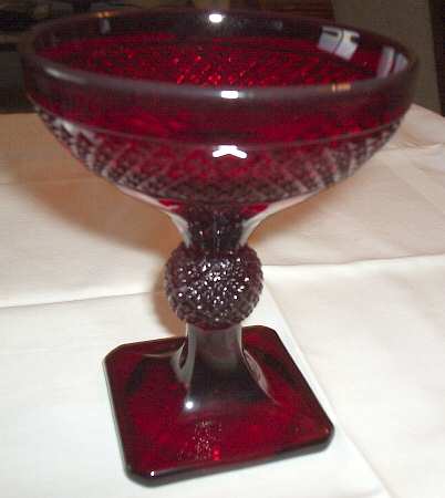 Early American Ruby (Stem 587) Champagne/Tall Sherbet
