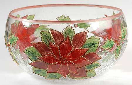 Poinsettia Salad Bowl