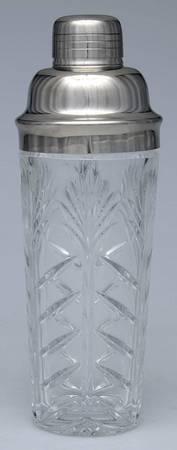 Portico Cocktail Shaker with Lid & Strainer