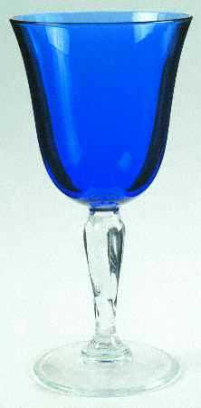 Casual Setting Sapphire Wine Glass by Cristal D'Arques - Durand