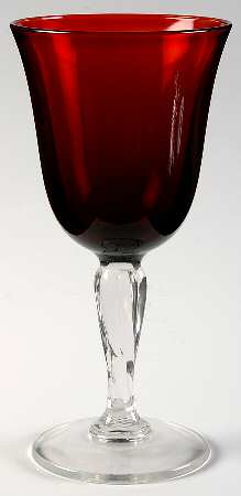 Casual Settings Ruby Wine Glass