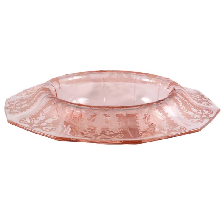 Etch 733 Pink (Stem 3115) 11" Rolled Edge Bowl