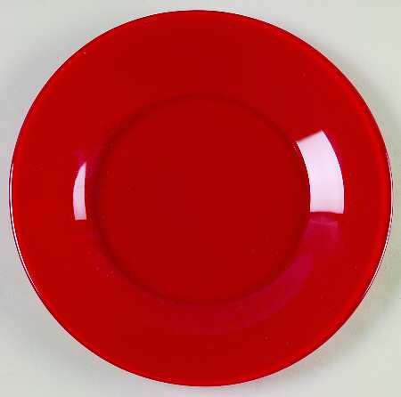 Color Moods Red Salad Plate