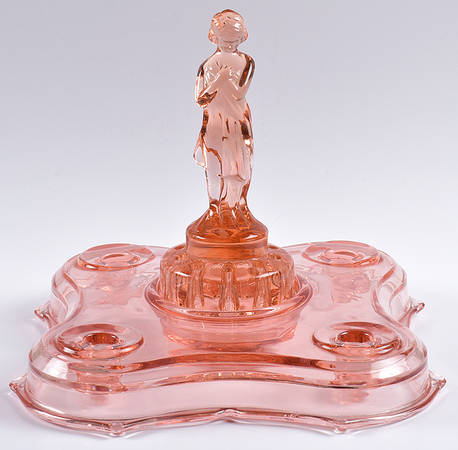 Animals & Figurines Pink Floral Candleholder Centerpiece