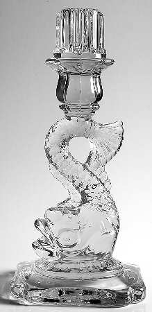 Animals & Figurines #50 Amber Dolphin Candlestick