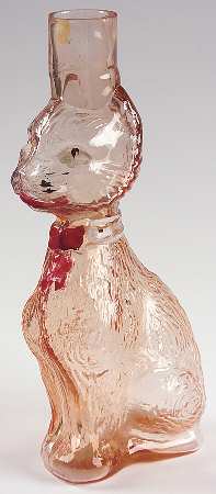 Animals & Figurines Large Pink Cat Decanter Base