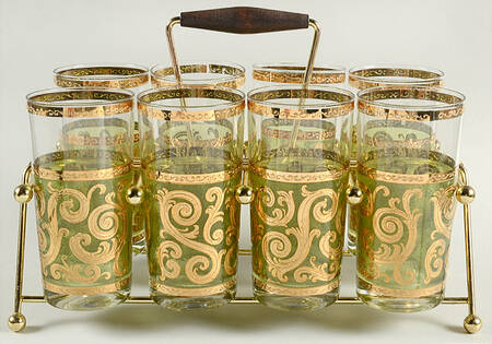Toledo Tumbler Set (8 TUM12 and Metal Holder)