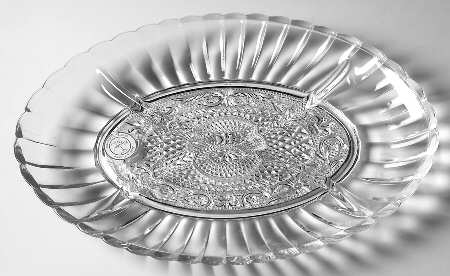 Trellis 10" Oval 4 Part Relish