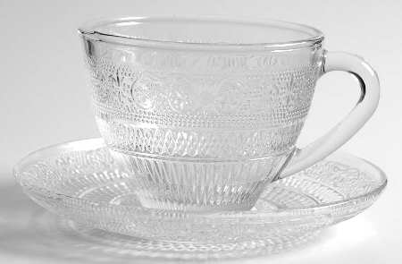 Trellis Cup and Saucer Set (Punch Cup)