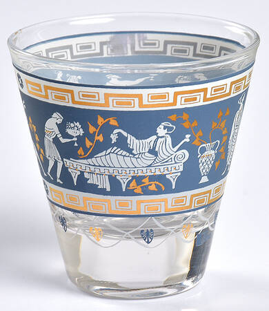 Etruscan Frieze Old Fashioned by Cera Glass