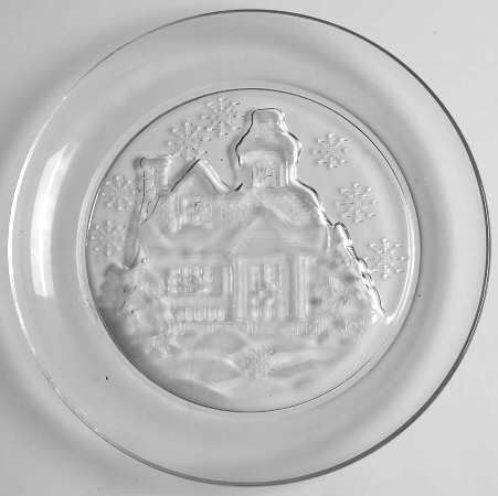 Gingerbread House 7" Salad Plate