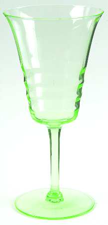 3077 Emerald Green (Light) Water Goblet