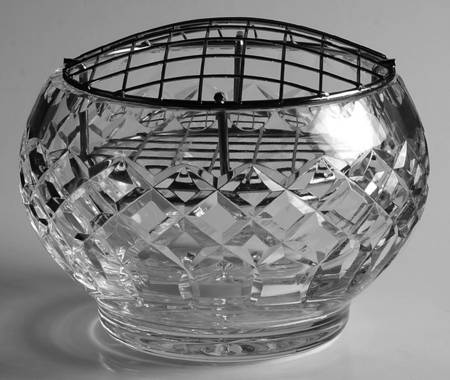 CTC3 3" Rose Bowl  & Metal Frog
