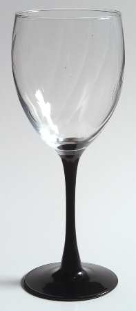 Astra (Black Stem) Water Goblet