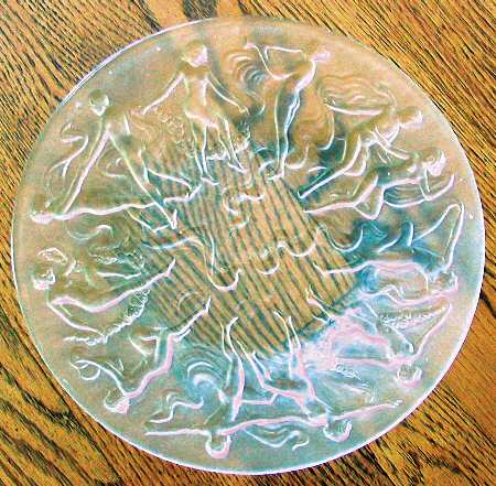 Dancing Nymph (Frosted on White) Dinner Plate