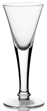 Trumpet Flutes Cordial Glass